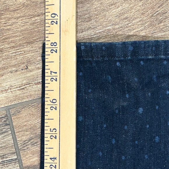NYDJ Jeans Straight Leg Lift x Tuck Denim Tone on Tone Dots Size 16W Excellent - Picture 10 of 11